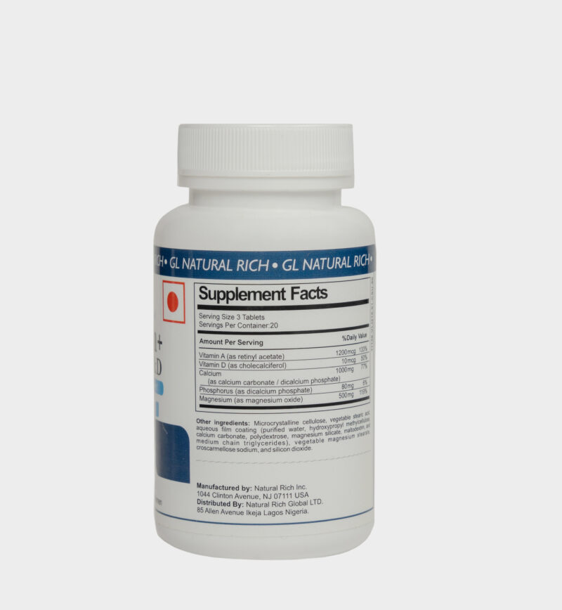 Calcium Plus with Vitamin A and D - Image 2